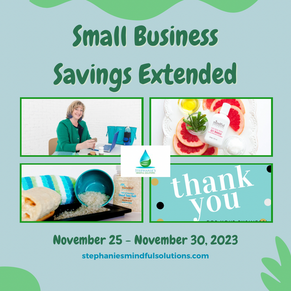 Shop Small Business Savings Extended 11/25-11/30