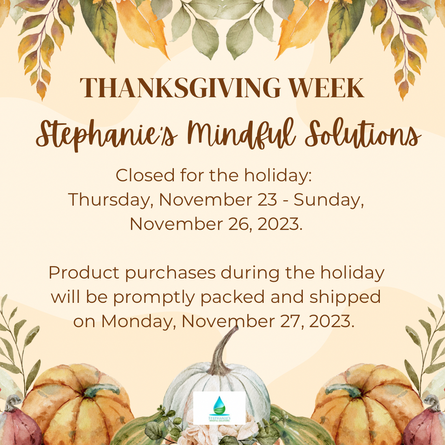 Happy Thanksgiving! Announcements & Closures 11/23-11/26