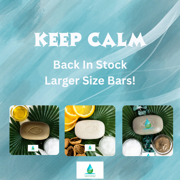 Keep Calm - Mineral Bars Back In Stock While They Last!